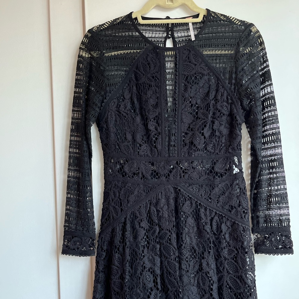 Free People Long Sleeve Lace Dress
